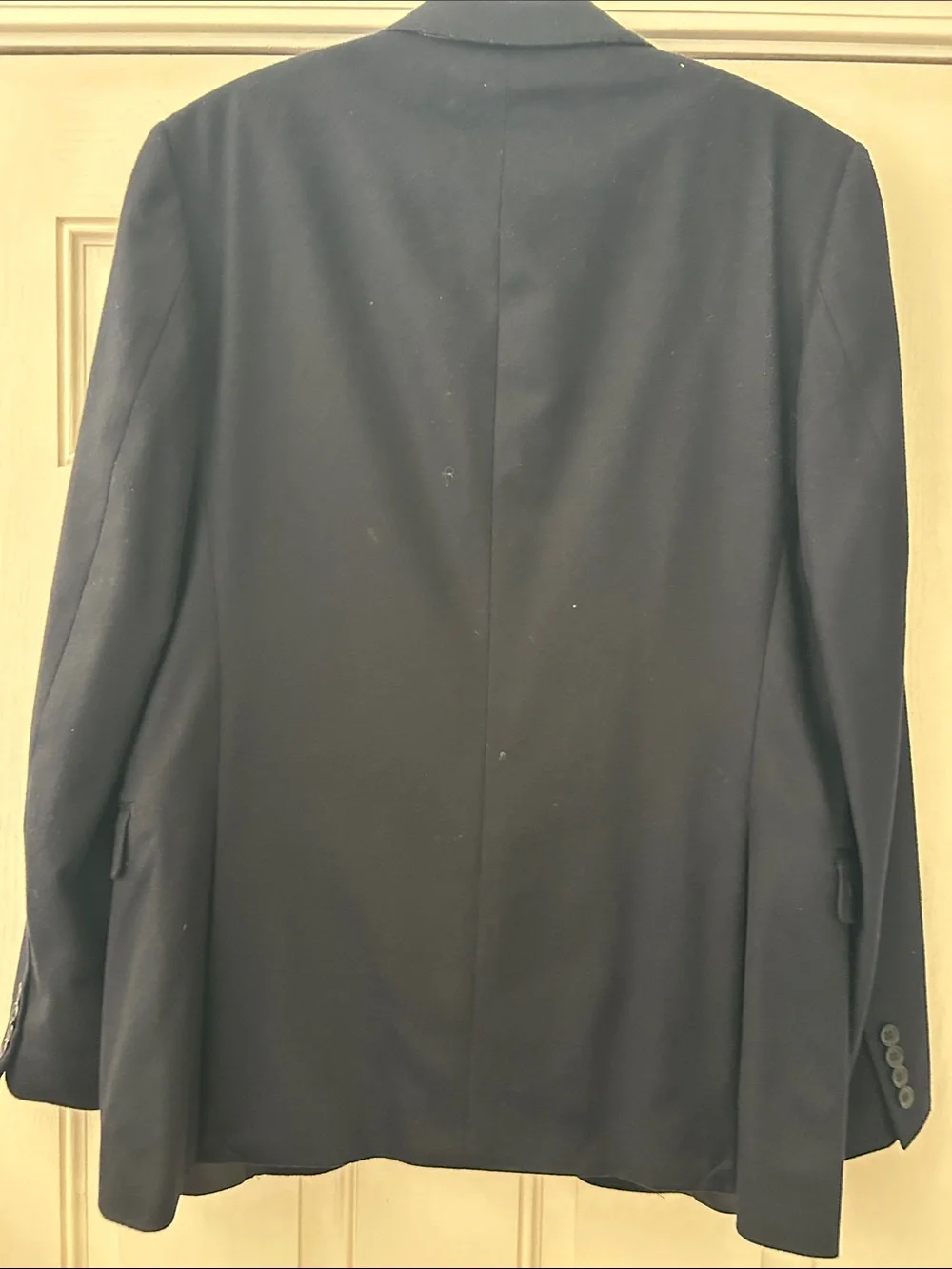 Saks Fifth Avenue Men's Black Two-Button Notch Lapel Sport Coat